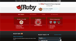 Desktop Screenshot of jruby.org