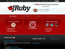 Tablet Screenshot of jruby.org